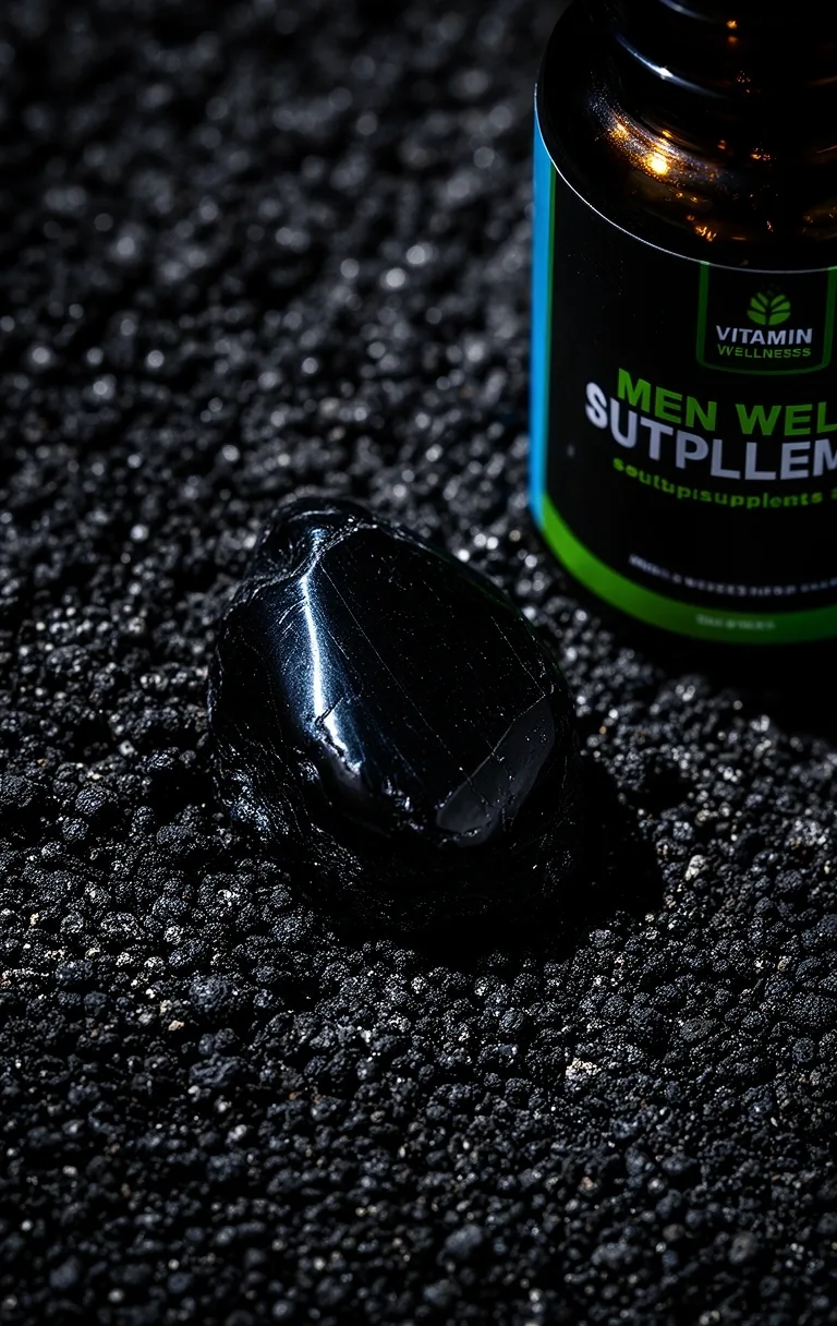 Natural obsidian foundation